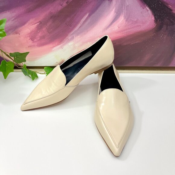 Aeyde Martha Pointed Toe Flats in Creamy  Size EU 36 / US 6 - Picture 12 of 13